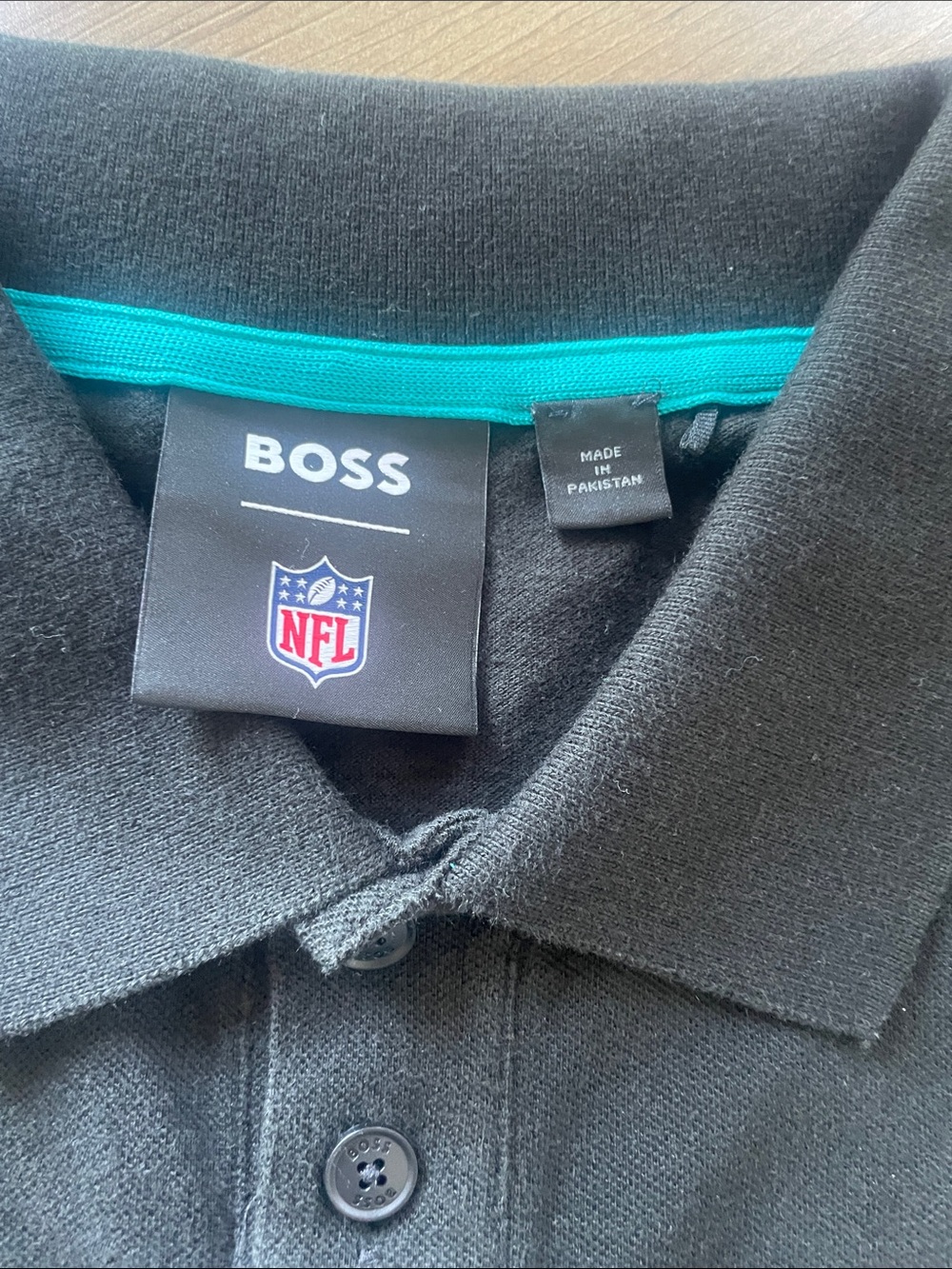 Set of 2 Boss Black Polo Shirts w/ Miami Dolphin Logo SZ XL and XXL - Picture 8 of 12